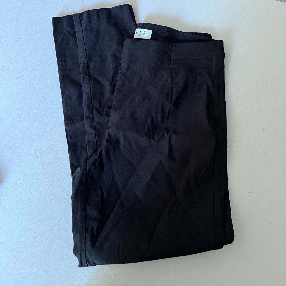 Elle Black Dress Pants Classic Style